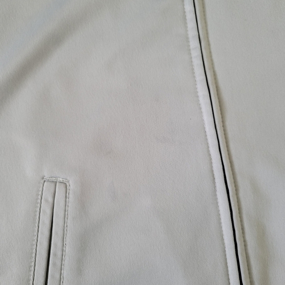 Nike Boys Gray Colorblock Zip-Up Athletic Track Jacket Size 6 Spellout on Sleeve - Picture 5 of 10